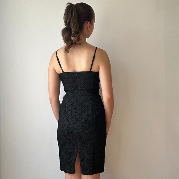 Betsey Johnson Fitted Black Mini Dress - Picture 5 of 8